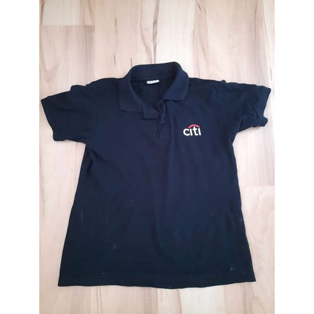 Polo Shirt Black Embroidered Logo